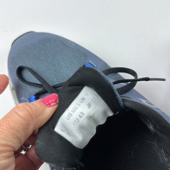 On Cloud On Running Shoes Cloudflyer Men's Metal Lapis Blue Slate Black 9.5 - Picture 9 of 10